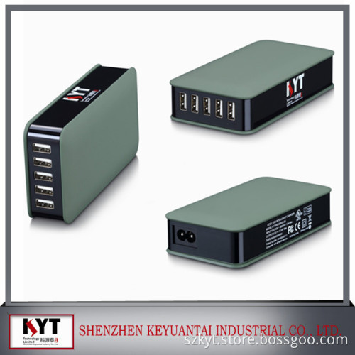 2016 lower cost 5 ports USB Chargers, Universal multi usb Chargers,Portable usb charger with ce fcc rohs msds certificates